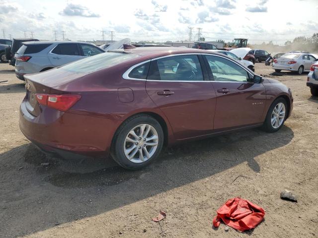 1G1ZE5ST2GF222925 - 2016 CHEVROLET MALIBU LT MAROON photo 3