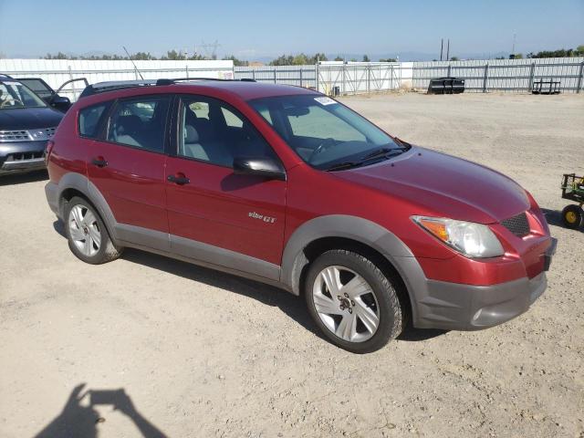 5Y2SN64L83Z447970 - 2003 PONTIAC VIBE GT RED photo 4