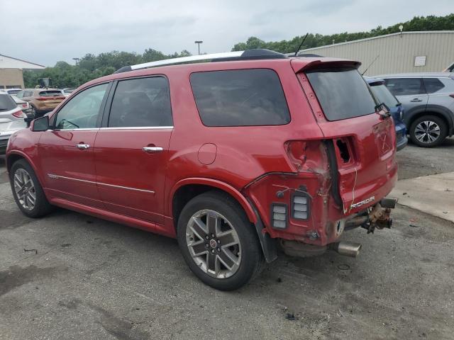 1GKKVTED1CJ409523 - 2012 GMC ACADIA DENALI RED photo 2