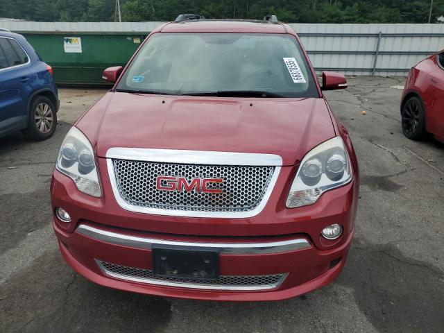 1GKKVTED1CJ409523 - 2012 GMC ACADIA DENALI RED photo 5