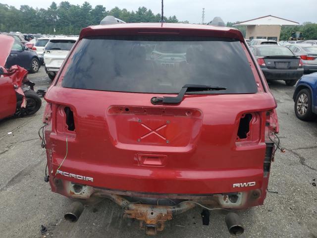 1GKKVTED1CJ409523 - 2012 GMC ACADIA DENALI RED photo 6