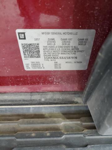 1GKKNULS3JZ187976 - 2018 GMC ACADIA SLT-1 Kasztanowy zdjęcie 13