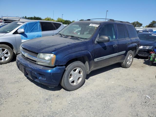 1GNDS13S632127513 - 2003 CHEVROLET TRAILBLAZE BLUE photo 1