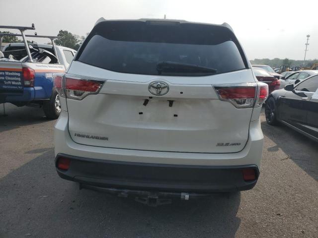 5TDJKRFH3GS344073 - 2016 TOYOTA HIGHLANDER XLE Biały zdjęcie 6