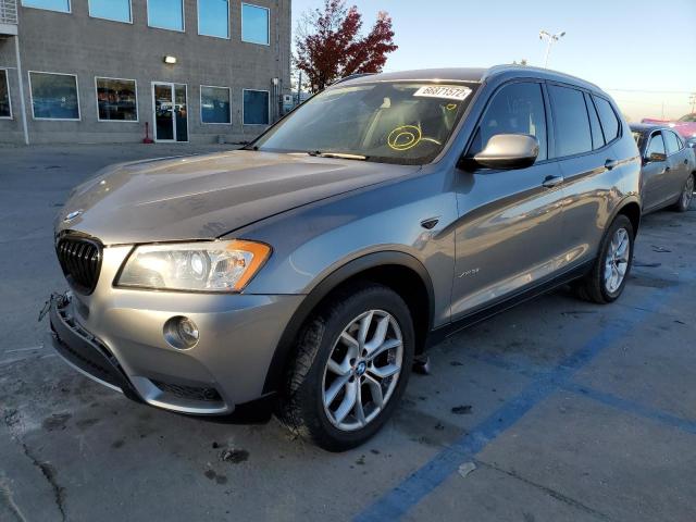 5UXWX7C5XDL977929 - 2013 BMW X3 XDRIVE35I GRAY photo 2