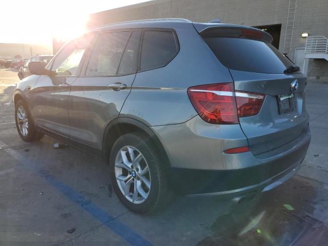 5UXWX7C5XDL977929 - 2013 BMW X3 XDRIVE35I GRAY photo 3