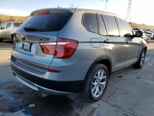 5UXWX7C5XDL977929 - 2013 BMW X3 XDRIVE35I GRAY photo 4