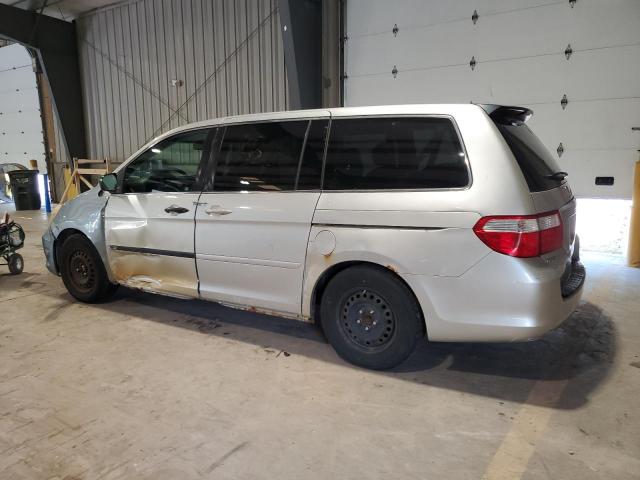 5FNRL38287B090547 - 2007 HONDA ODYSSEY LX SILVER photo 2