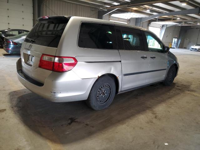 5FNRL38287B090547 - 2007 HONDA ODYSSEY LX SILVER photo 3