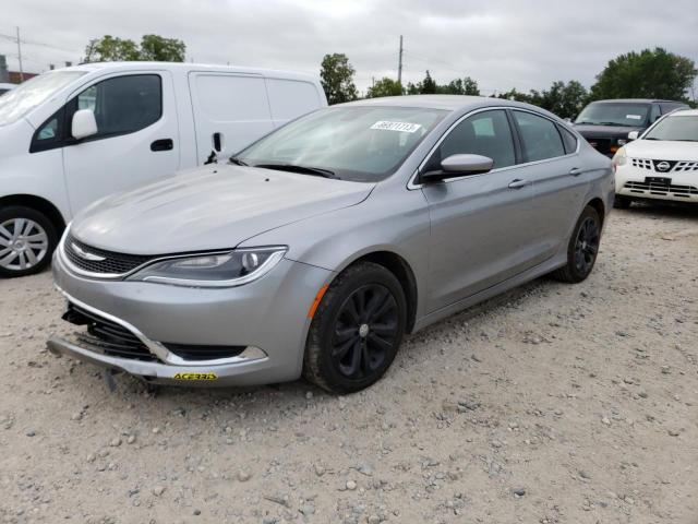 1C3CCCAB7FN671770 - 2015 CHRYSLER 200 LIMITED SILVER photo 1