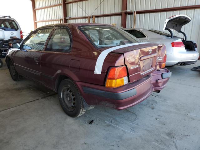 JT2EL56DXS0024208 - 1995 TOYOTA TERCEL DX BURGUNDY photo 2