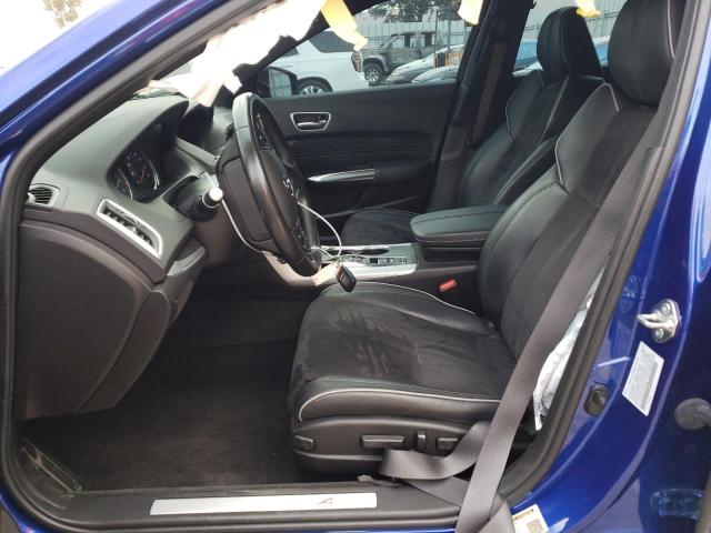 19UUB3F61KA004422 - 2019 ACURA TLX TECHNOLOGY BLUE photo 7