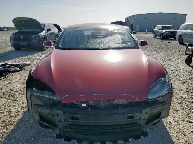 5YJSA1H12EFP42062 - 2014 TESLA MODEL S 红色 照片 5
