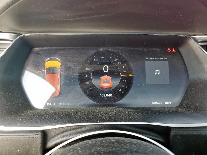 5YJSA1H12EFP42062 - 2014 TESLA MODEL S 红色 照片 9