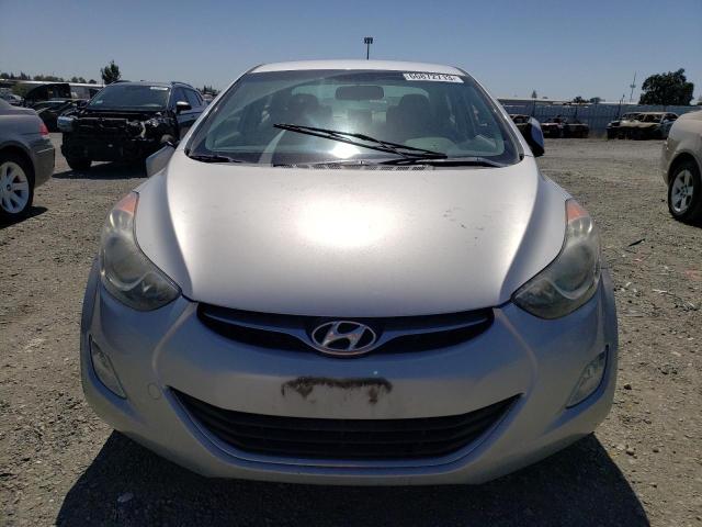 KMHDH4AE7DU985970 - 2013 HYUNDAI ELANTRA GLS SILVER photo 5