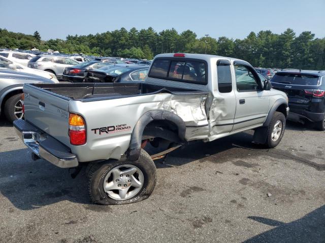 5TEWN72N64Z461948 - 2004 TOYOTA TACOMA XTRACAB SILVER photo 3