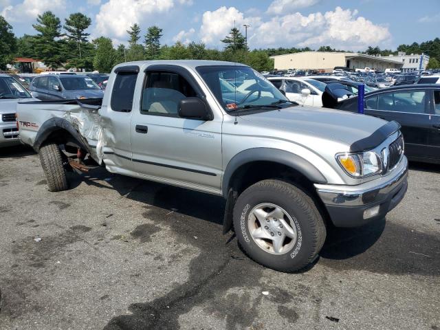 5TEWN72N64Z461948 - 2004 TOYOTA TACOMA XTRACAB SILVER photo 4