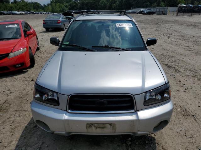 JF1SG65614H758821 - 2004 SUBARU FORESTER 2.5XS Մոխրագույն լուսանկար 5