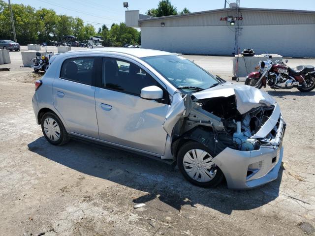 ML32AUHJ5MH007756 - 2021 MITSUBISHI MIRAGE ES SILVER photo 4