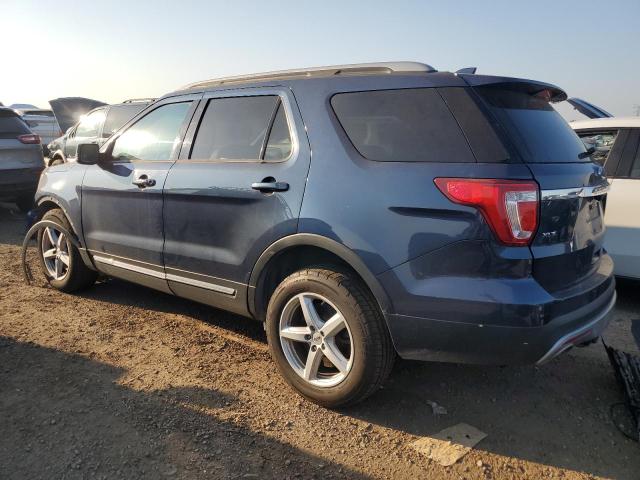 1FM5K8DH2GGA48238 - 2016 FORD EXPLORER XLT Көк фото 2
