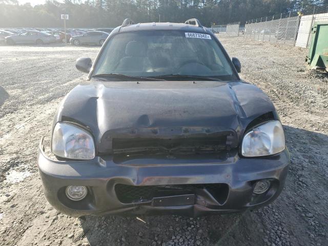 KM8SC73D25U933465 - 2005 HYUNDAI SANTA FE GLS BLUE photo 5