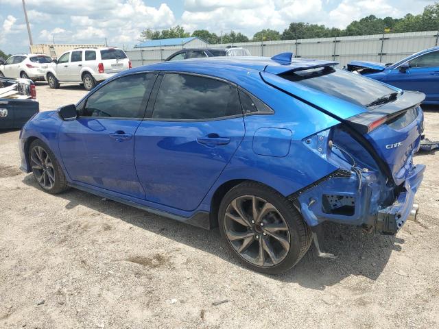 SHHFK7H96JU408214 - 2018 HONDA CIVIC SPORT TOURING BLUE photo 2