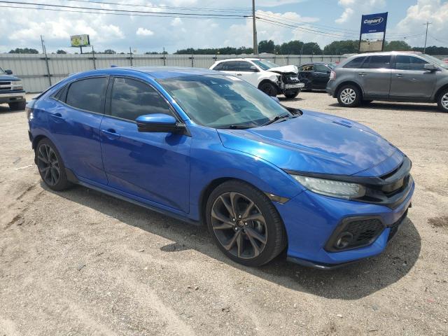 SHHFK7H96JU408214 - 2018 HONDA CIVIC SPORT TOURING BLUE photo 4