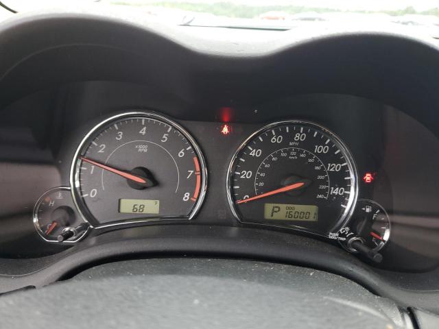 2T1BU4EE2CC787522 - 2012 TOYOTA COROLLA BASE Մոխրագույն լուսանկար 9