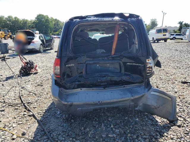 4NUES16S546701249 - 2004 ISUZU ASCENDER S BLACK photo 6