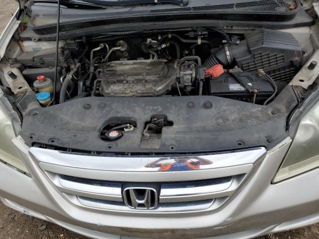 5FNRL38417B451201 - 2007 HONDA ODYSSEY EX ვერცხლისფერი ფოტო 12