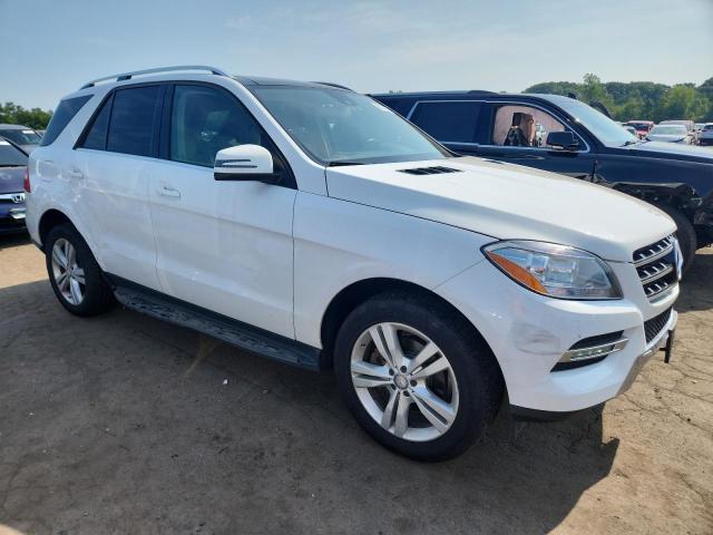 4JGDA5HB3EA426165 - 2014 MERCEDES-BENZ ML 350 4MATIC WHITE photo 4