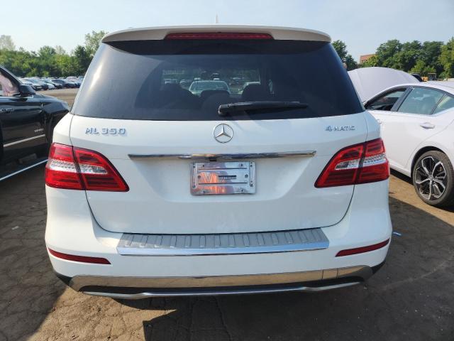 4JGDA5HB3EA426165 - 2014 MERCEDES-BENZ ML 350 4MATIC WHITE photo 6