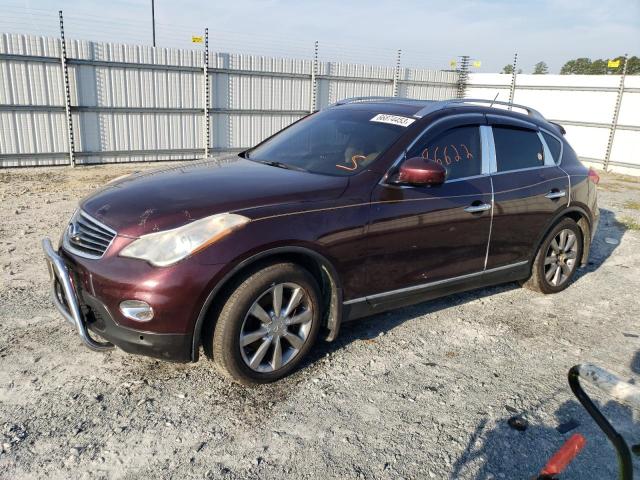 JN1AJ0HR9BM852625 - 2011 INFINITI EX35 BASE ბურგუნდია ფოტო 1