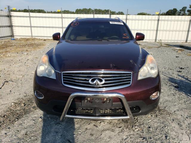 JN1AJ0HR9BM852625 - 2011 INFINITI EX35 BASE ბურგუნდია ფოტო 5