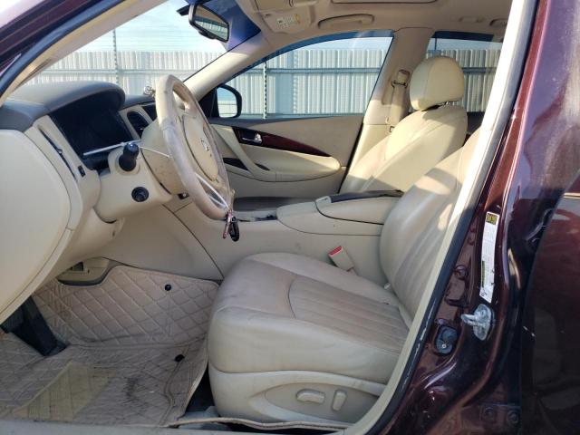 JN1AJ0HR9BM852625 - 2011 INFINITI EX35 BASE ბურგუნდია ფოტო 7