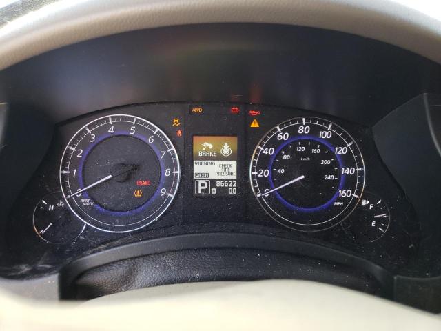 JN1AJ0HR9BM852625 - 2011 INFINITI EX35 BASE ბურგუნდია ფოტო 9