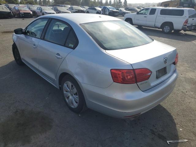 3VW2K7AJ9EM242290 - 2014 VOLKSWAGEN JETTA BASE 银色 照片 2