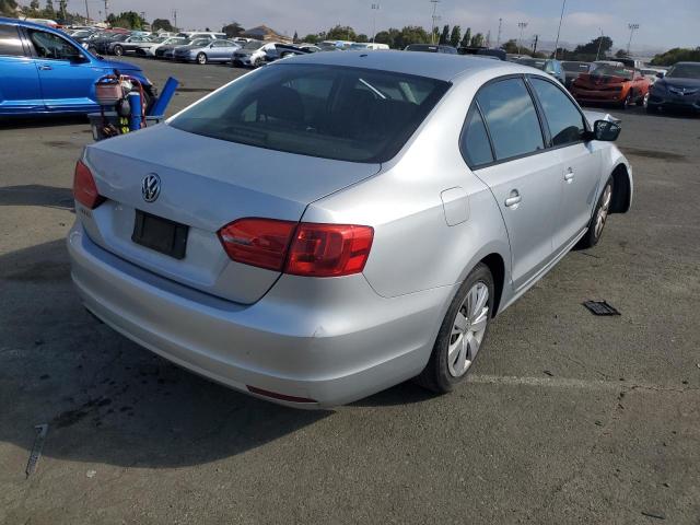 3VW2K7AJ9EM242290 - 2014 VOLKSWAGEN JETTA BASE 银色 照片 3