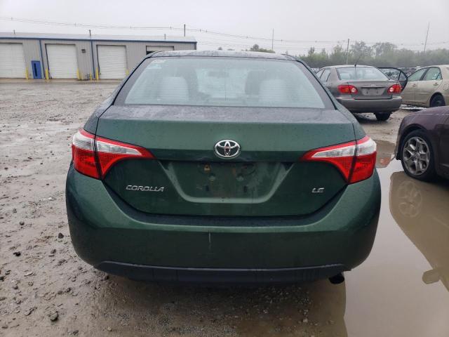 2T1BURHEXEC022201 - 2014 TOYOTA COROLLA L GREEN photo 6