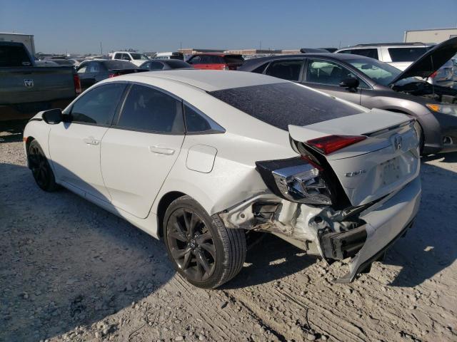 2HGFC2F89KH509143 - 2019 HONDA CIVIC SPORT WHITE photo 2
