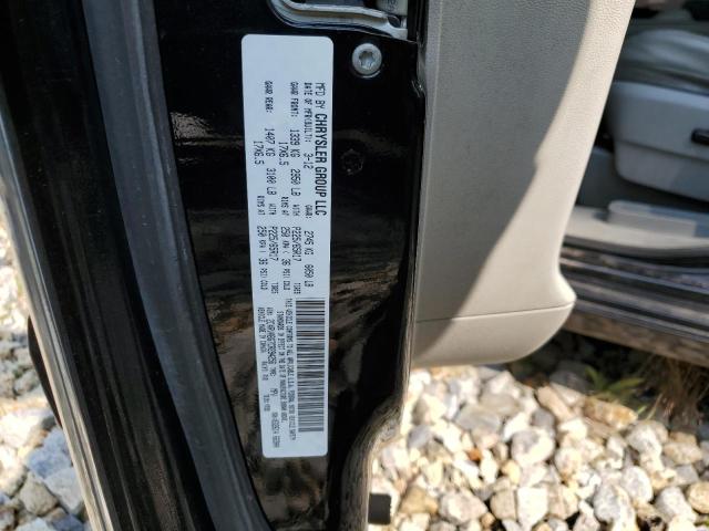 2C4RVABG7CR294256 - 2012 VOLKSWAGEN ROUTAN SE BLACK photo 14