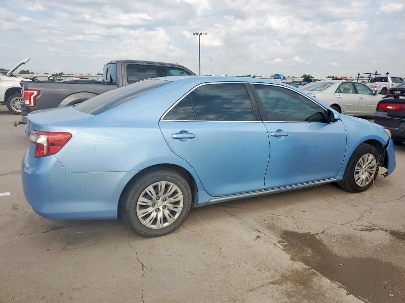 4T4BF1FK7DR321216 - 2013 TOYOTA CAMRY L BLUE photo 3