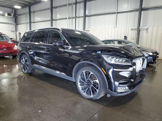 5LM5J7XC7MGL10177 - 2021 LINCOLN AVIATOR RESERVE Czarny zdjęcie 4