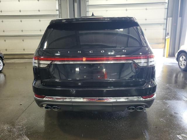 5LM5J7XC7MGL10177 - 2021 LINCOLN AVIATOR RESERVE Czarny zdjęcie 6