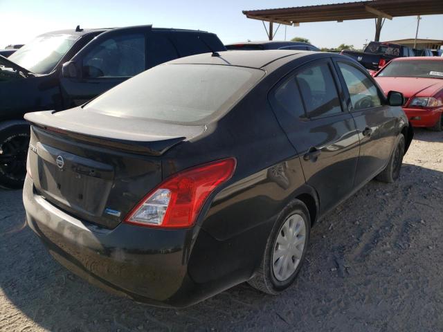 3N1CN7AP0EL851523 - 2014 NISSAN VERSA S BLACK photo 4