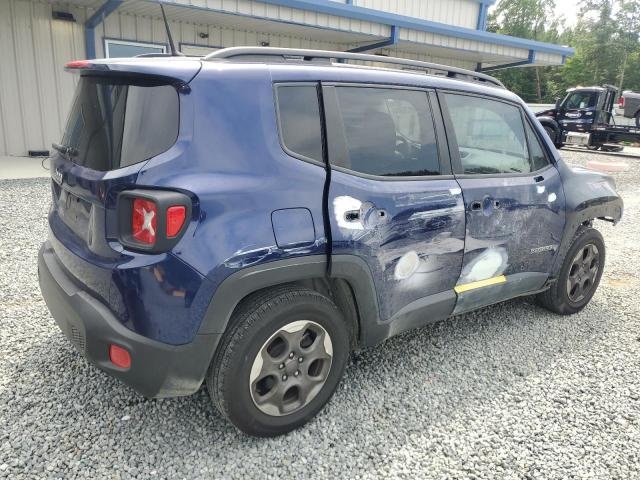 ZACCJAAB1HPF55111 - 2017 JEEP RENEGADE SPORT BLUE photo 3