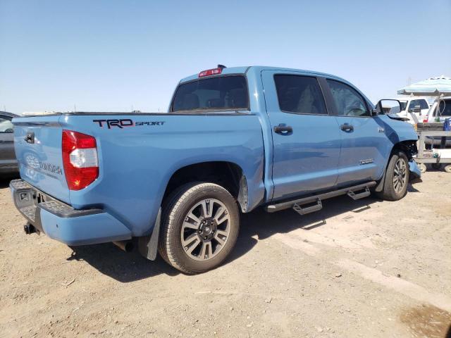 5TFEY5F19MX286035 - 2021 TOYOTA TUNDRA CREWMAX SR5 BLUE photo 3