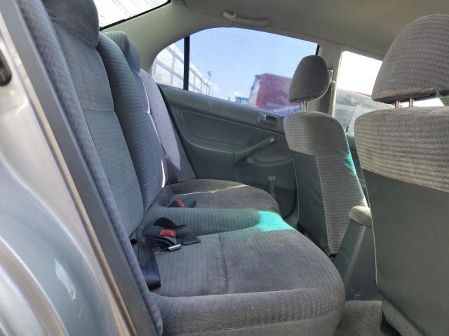 2HGEJ6619YH509499 - 2000 HONDA CIVIC BASE SILVER photo 10