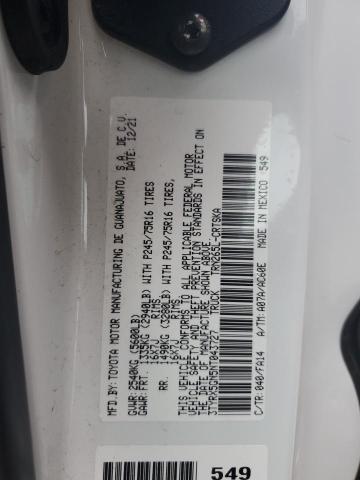 3TYRX5GN5NT043727 - 2022 TOYOTA TACOMA ACCESS CAB ორფეროვანი ფოტო 13