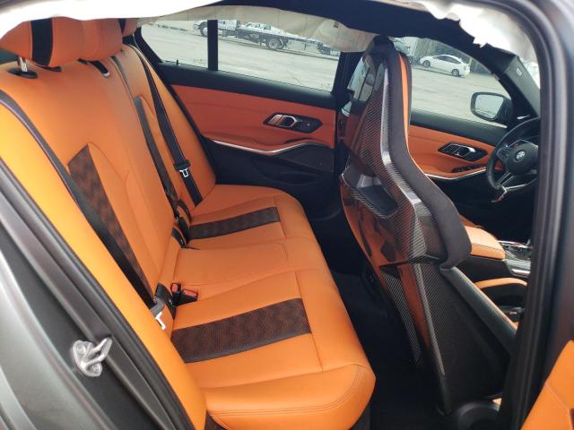 WBS33AY01NFM06574 - 2022 BMW M3 COMPETITION ნაცრისფერი ფოტო 10